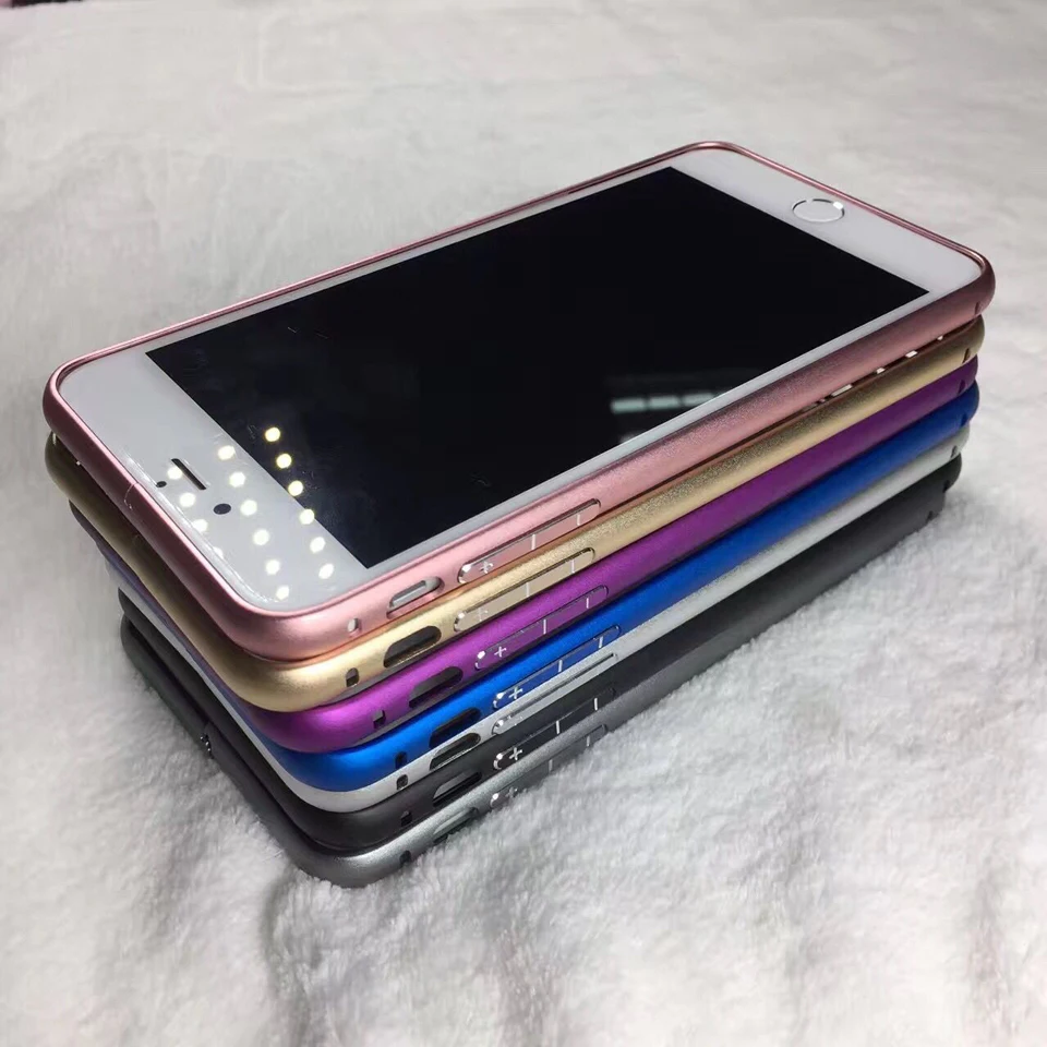 Роскошный Алюминиевый Чехол для iphone 6 7 8 Plus 11 Pro 11Pro X XR XS Max Жесткая алюминиевая металлическая рамка Bumber чехол