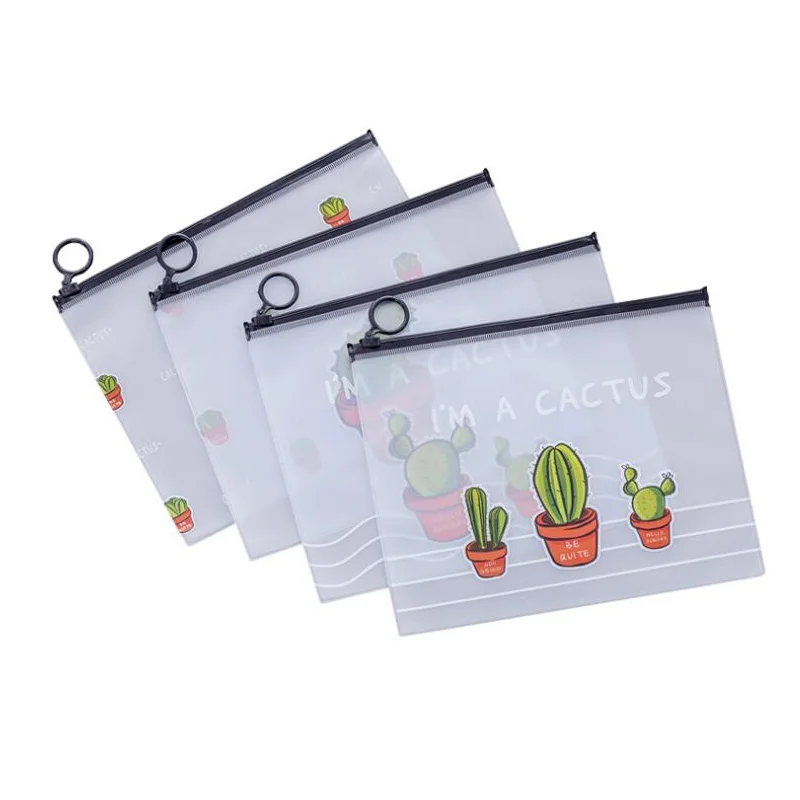 10 шт./лот сумка для хранения в путешествиях Органайзер на молнии I'M A Cactus носки