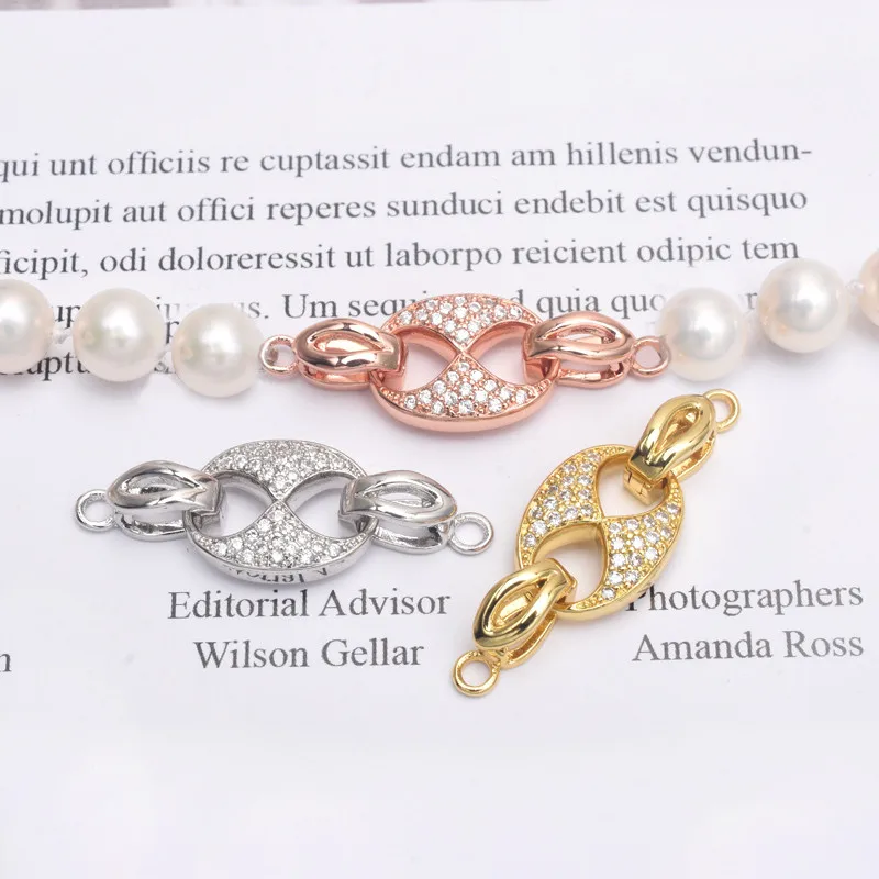 

Wholesale DIY Natural Stones Beads Jewelry Making Accessories Silver/Gold/Rose Gold Metal Connector Clasps Findings