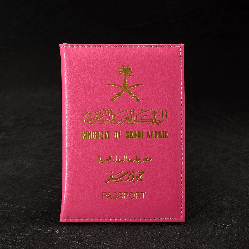 Чехол для паспорта из искусственной кожи женщин модный розовый чехол