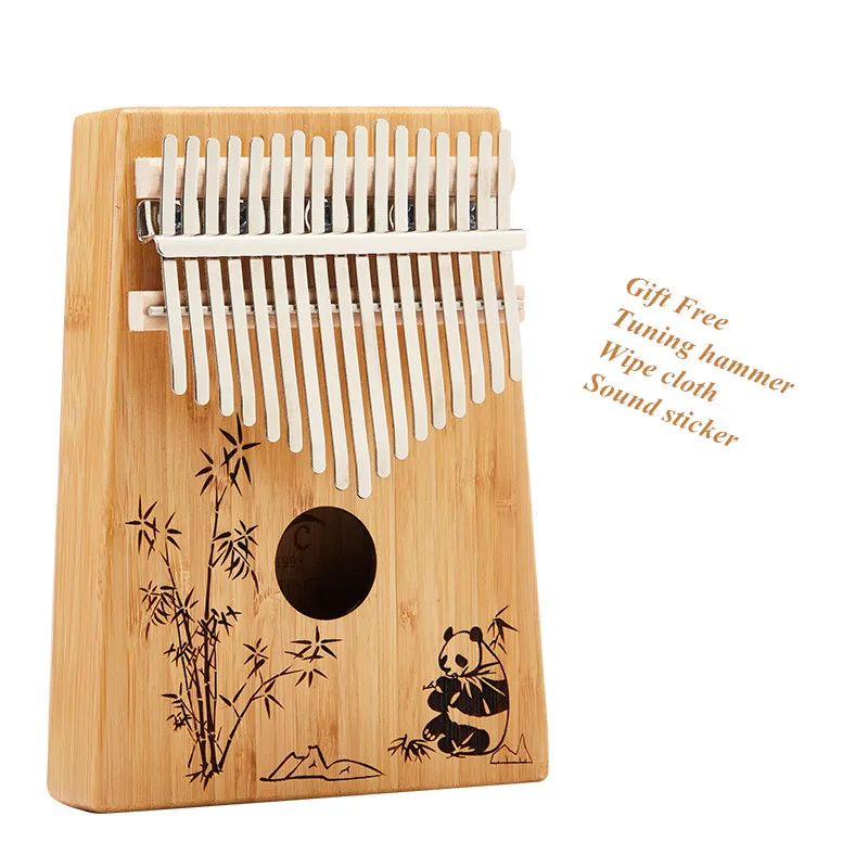 17 клавиш калимба из красного дерева пианино для большого пальца Mbira массива мини