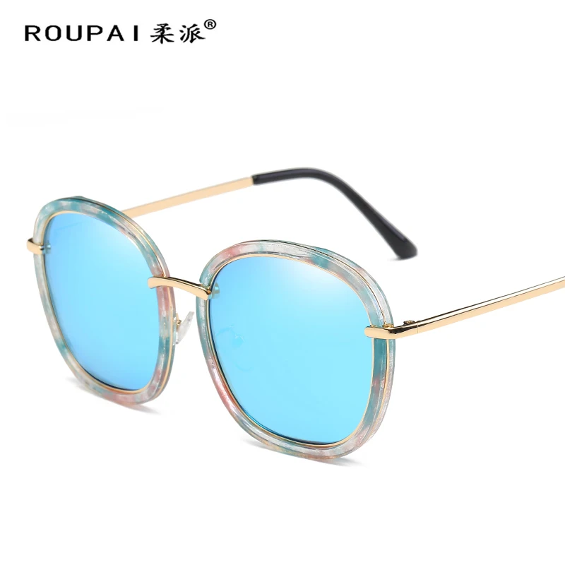 Женские поляризационные солнцезащитные очки винтажные цветные модные черные