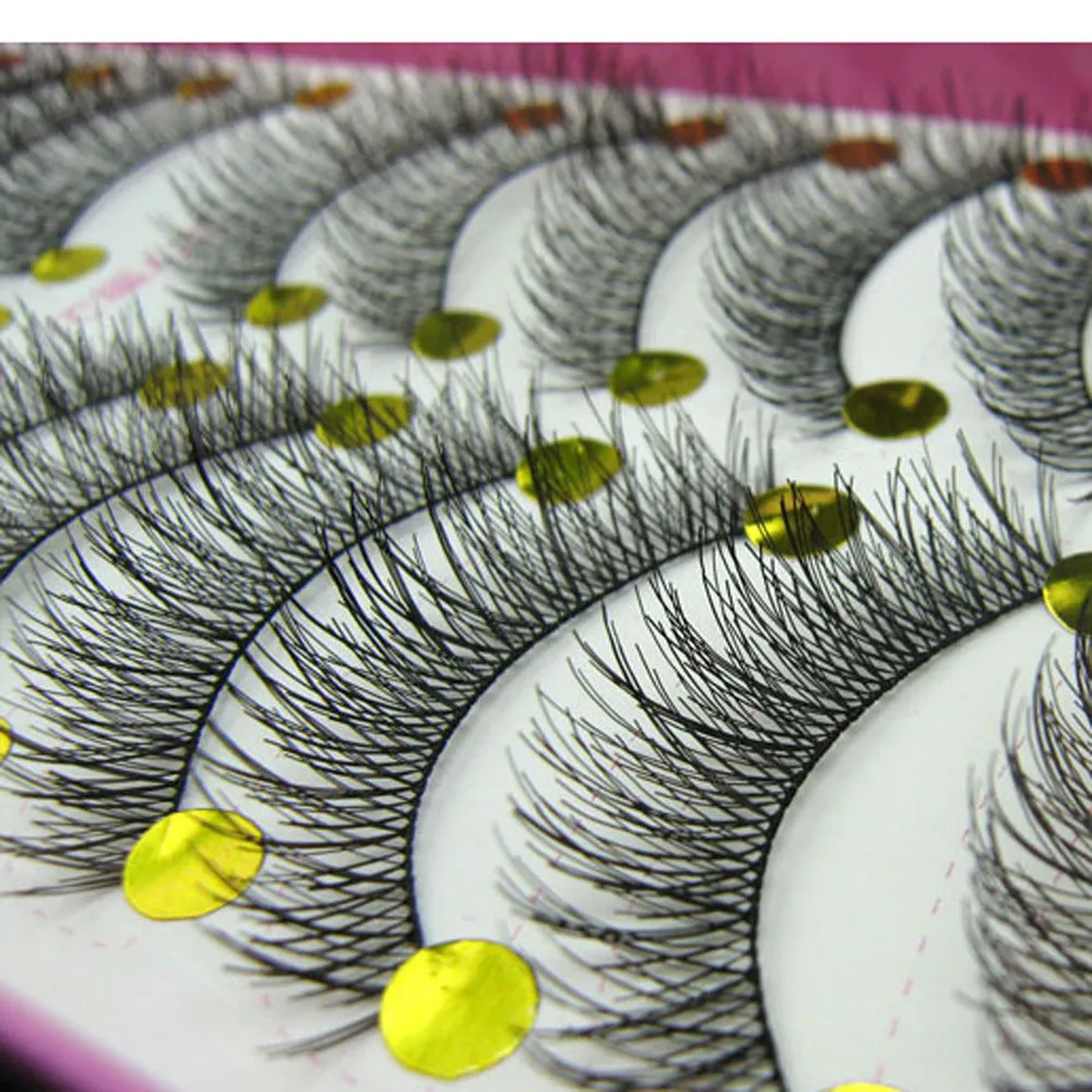 Новый японский стиль Черный 10 пар высококачественные ресницы магнитные