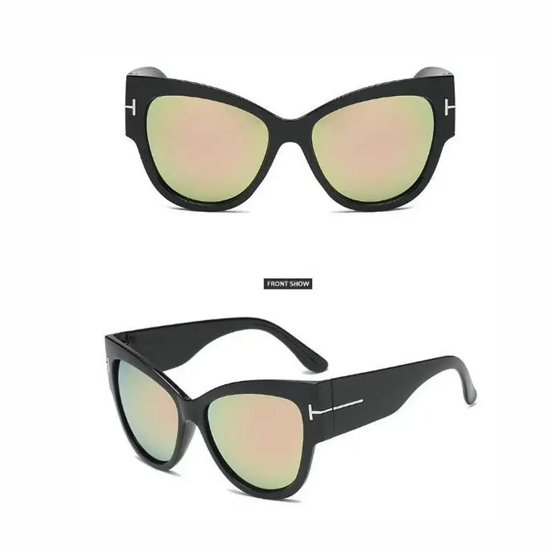 KAPELUS 2020 Men's Classic Cat Eye Sunglasses With Large Frame Letter T | Аксессуары для одежды