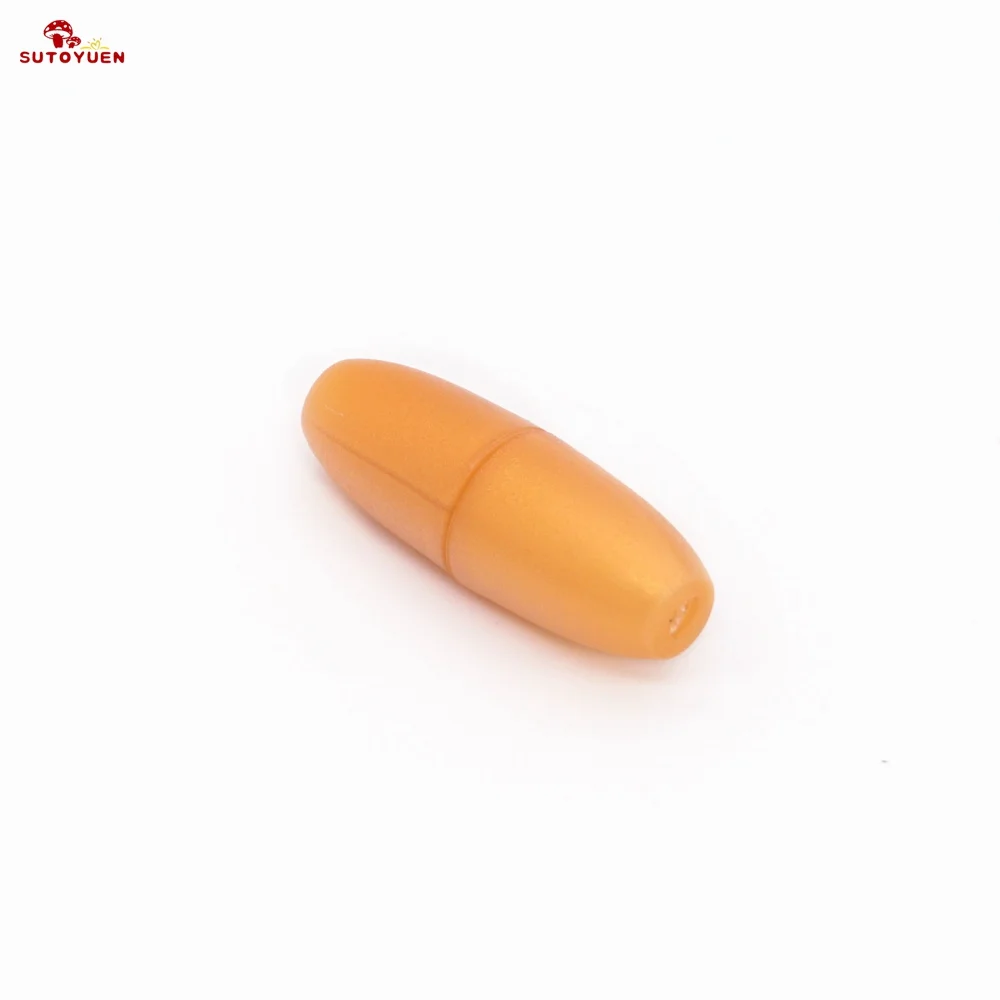 gold Sutoyuen 10 шт. безопасные пластиковые Отрывные застежки для DIY силиконовый для детей для прорезывания зубов ожерелье ювелирные изделия оторвать закрытие 2,5 мм отверстие - Цвет: gold