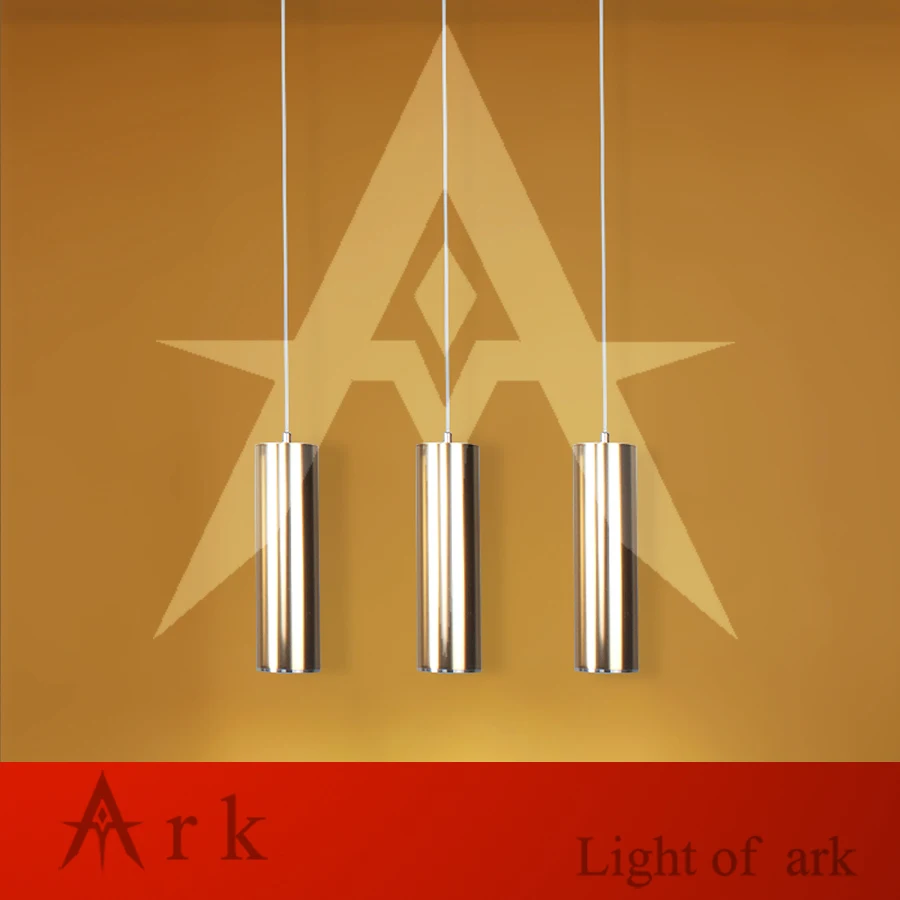 Подвесный светильник цилиндрической формы в форме зеркала золотого и