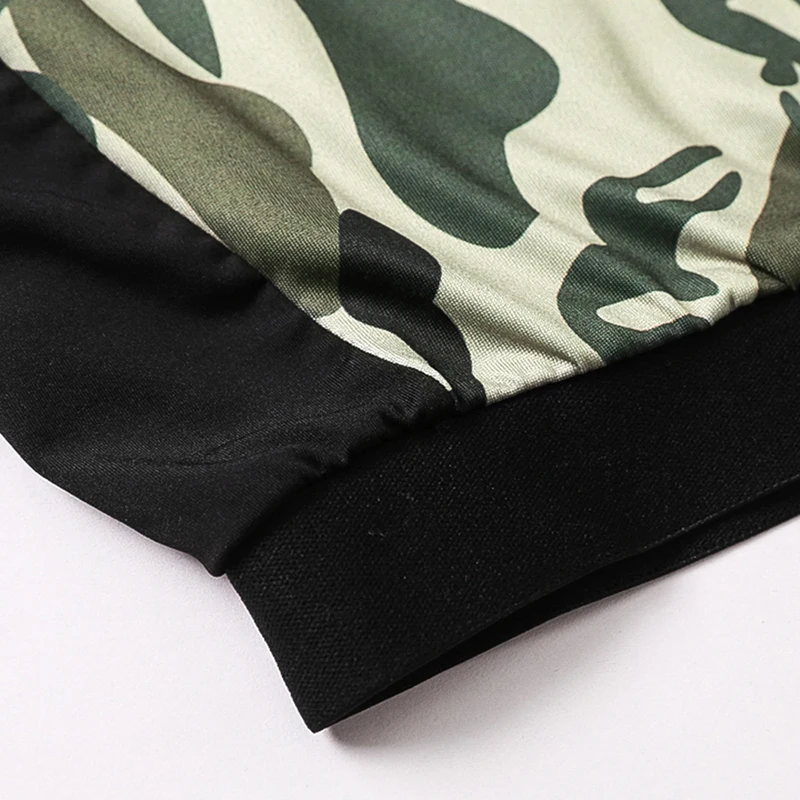 2021 комплект из двух предметов спортивный костюм с камуфляжным принтом