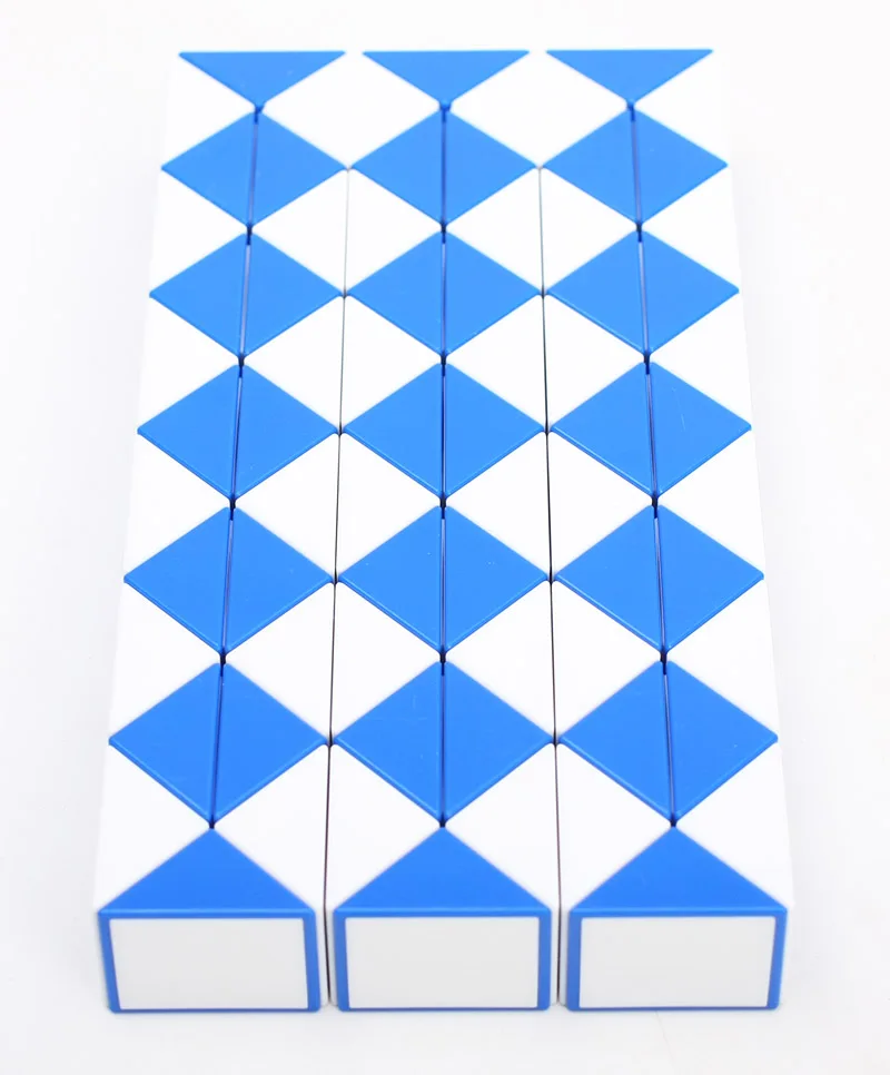 Волшебная 72 змея твист куб головоломка линейка 3D искусственная Детская