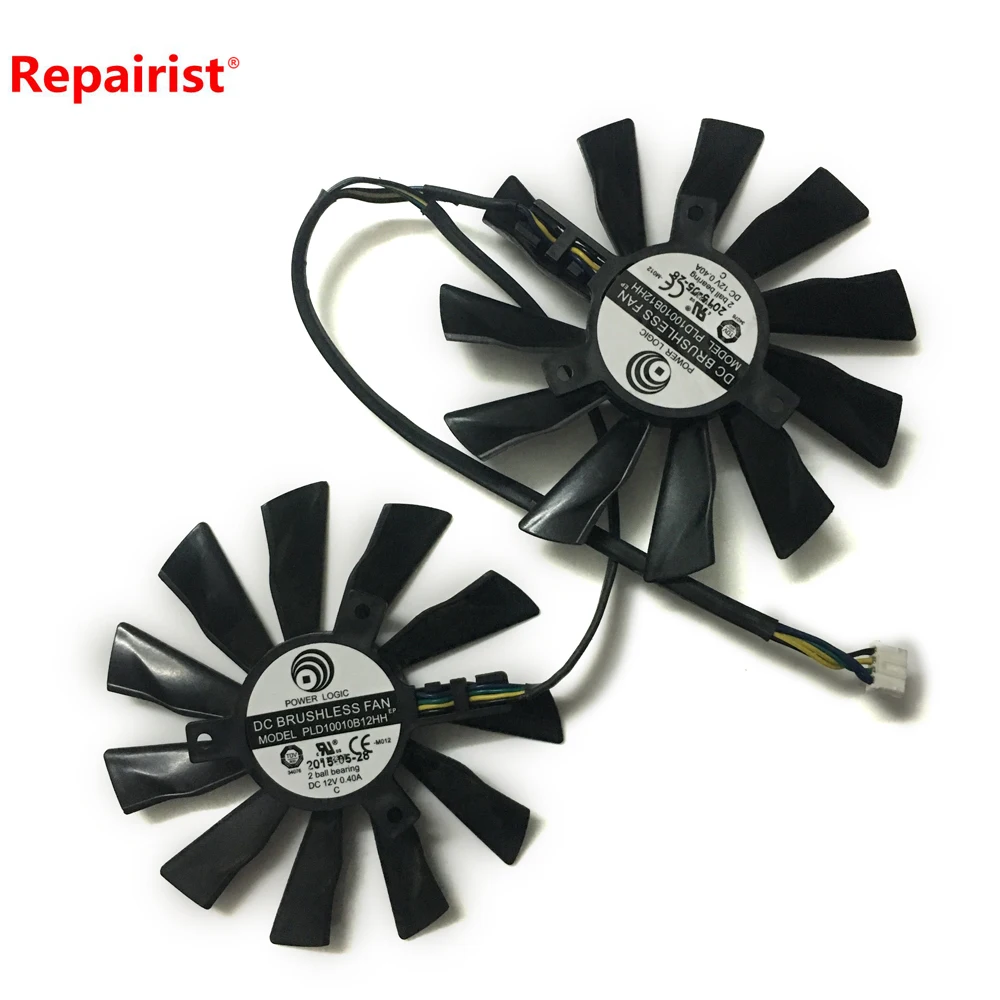 Охлаждающий вентилятор для компьютерной видеокарты 2 шт./лот 95 мм MSI TWIN FROZR IV Radeon HD