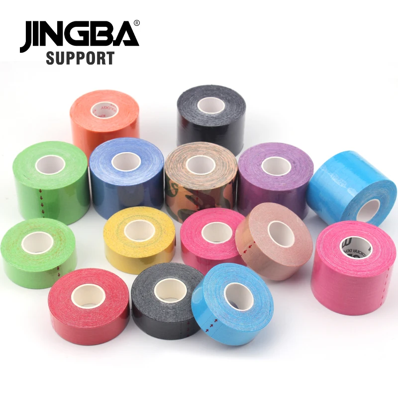 JINGBA поддержка Спортивный пластырь для мышц Водонепроницаемая кинезиологическая