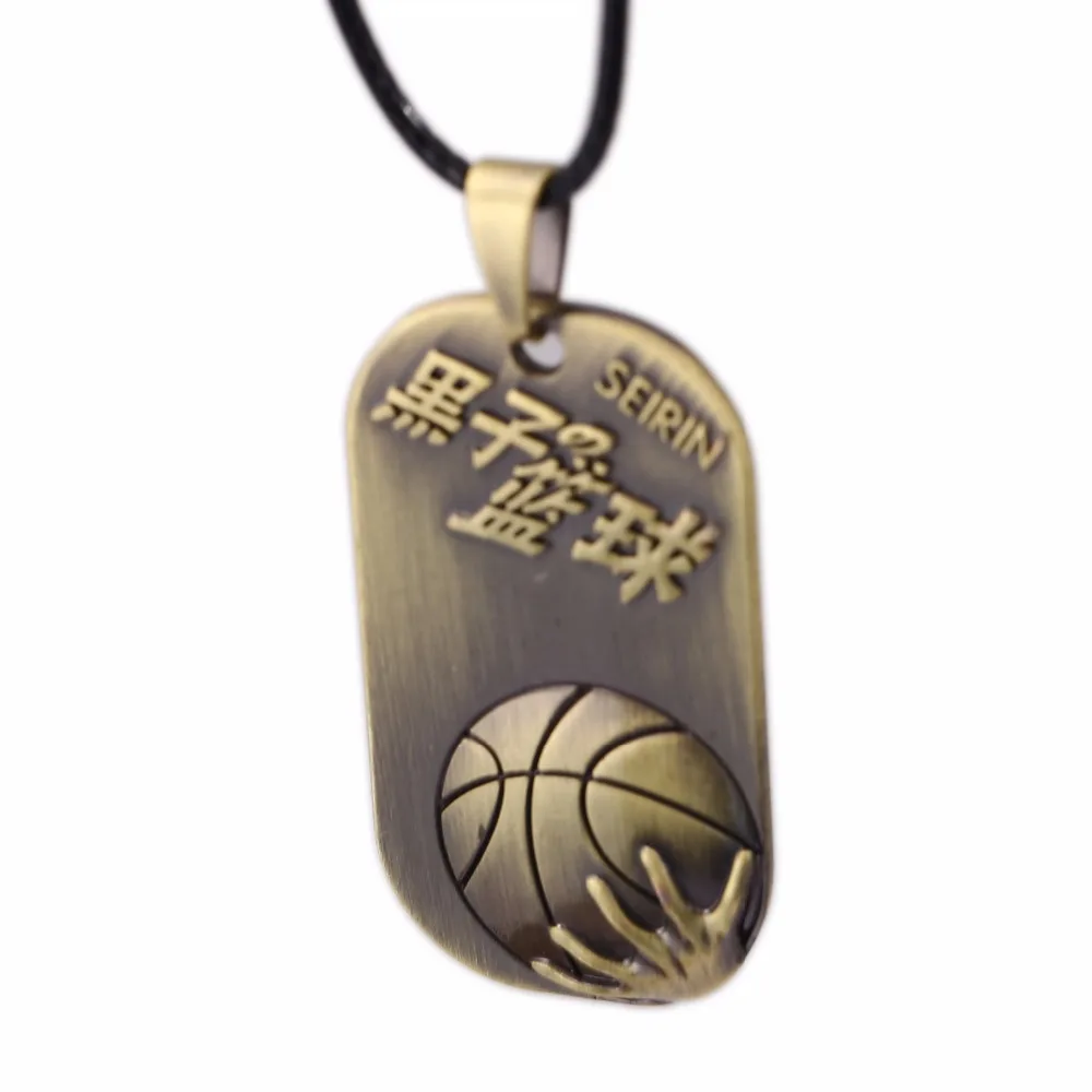 HSIC JEWELRY Аниме Kuroko Tetsuya кулон с биркой для собак мужчин винтажный Бронзовый