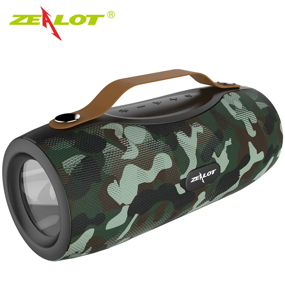 ZEALOT S29 портативный Bluetooth динамик бум бас сабвуфер FM радио беспроводной открытый +