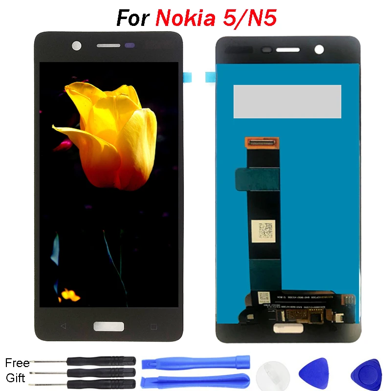 Для Nokia 5 ЖК дисплей сенсорный экран дигитайзер сборка запасная часть с