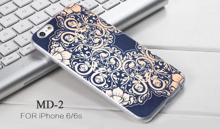 Мягкий чехол для телефона IPhone 6/6s 4 7 дюймов художественный стиль резьба дизайн