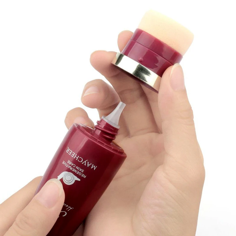 Натуральный крем на воздушной подушке водостойкий отбеливающий консилер