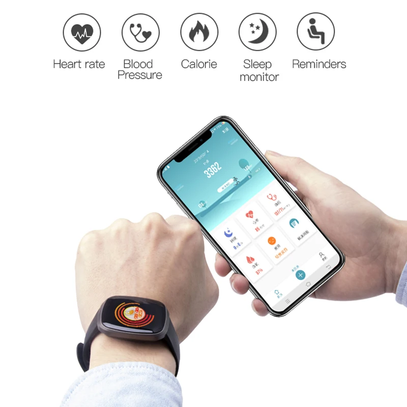 Модные спортивные Смарт часы для мужчин и женщин кровяное давление