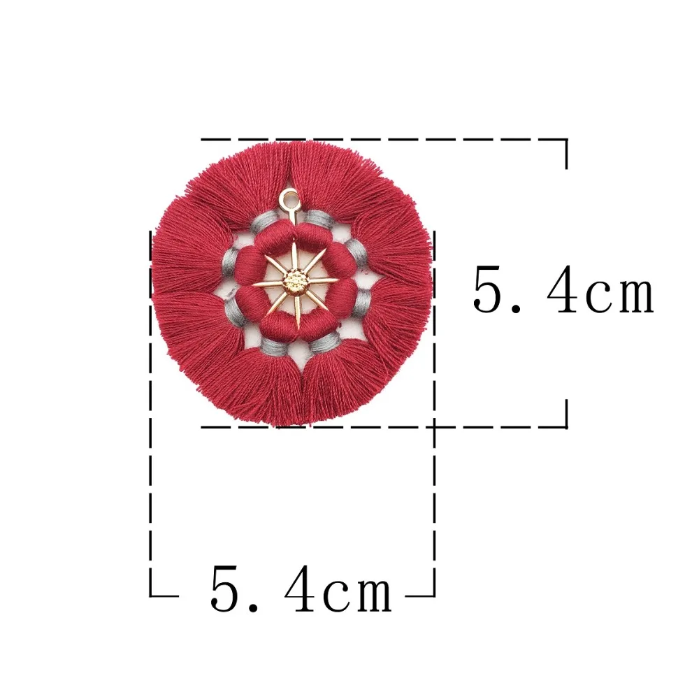 GUFEATHER L169, хлопковая кисточка, ювелирные аксессуары, серьги аксессуары, diy кулон, изготовление ювелирных изделий, ручная работа, diy серьги, кисточки
