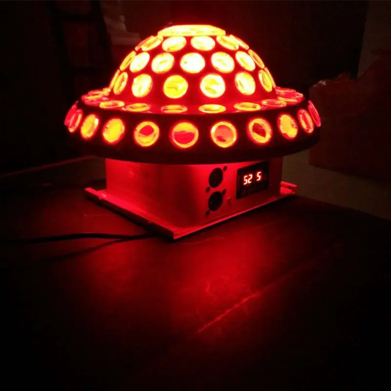 AUCD пульт DMX Gobo RG лазерные огни смешанные RGB полный колоер светодиодный диско хрустальный шар лампа Рождество DJ домашние вечерние шоу сценическое освещение MB