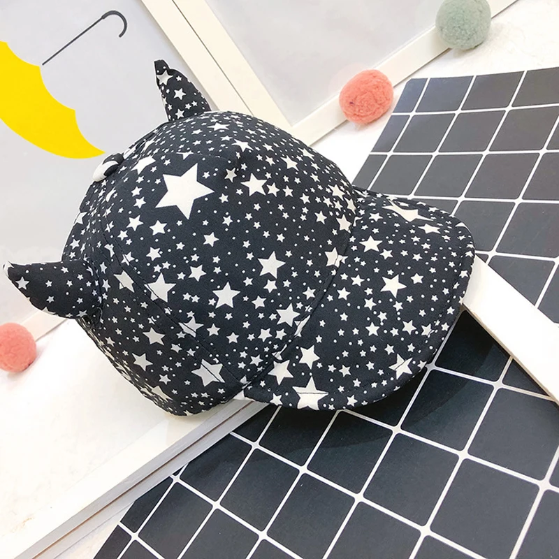 Детская кепка Кепка с пентаграммой мягкая вдоль мальчиков и девочек детская