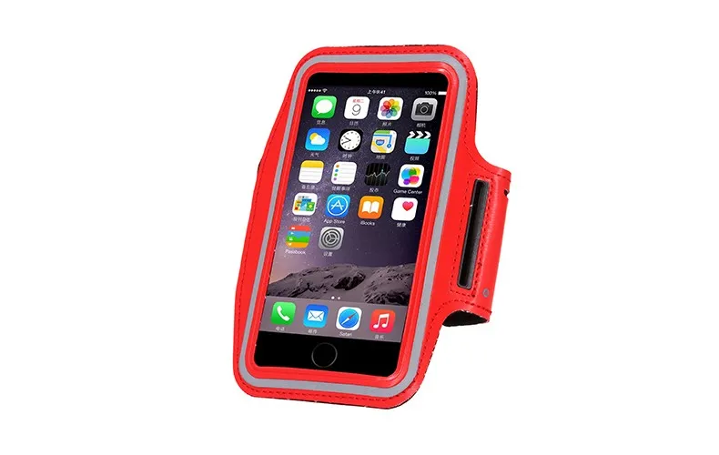 Мода водонепроницаемый запуск спорт повязки PU кожаный чехол для iPhone 6 Пояс Крышка