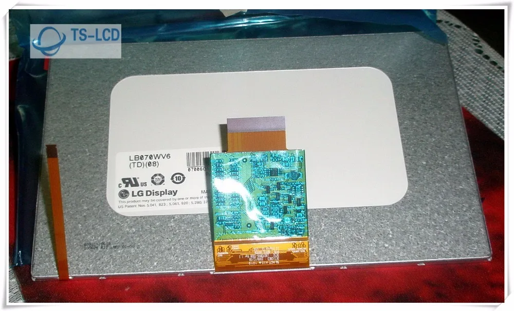 Безупречное качество класса А с лакированным + оригинальный LB070WV6-TD08 7 0