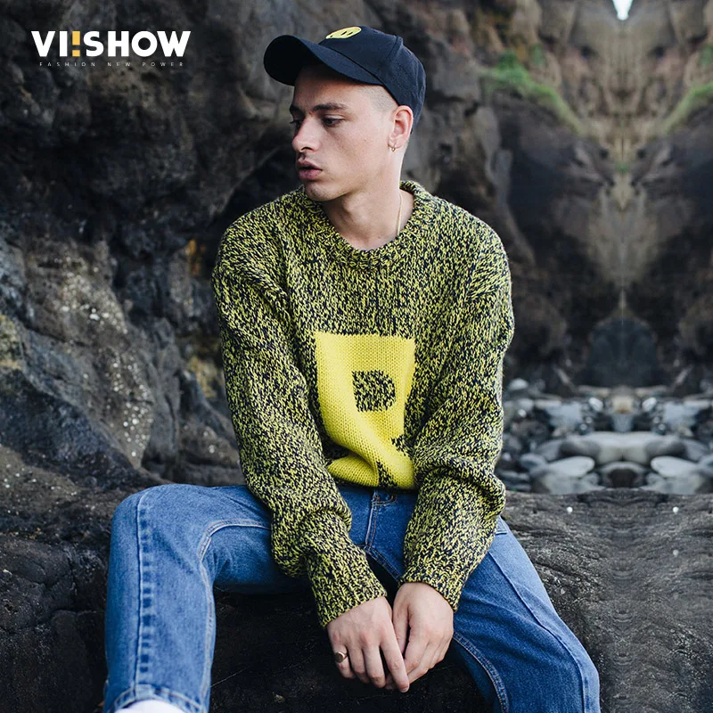 VIISHOW новый пуловер зимний мужской свитер осенний Повседневный теплый вязаный