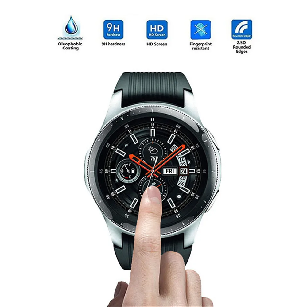 Для Samsung Galaxy Watch Series ремешок 46 мм 42 прозрачная пленка из закаленного стекла 9H