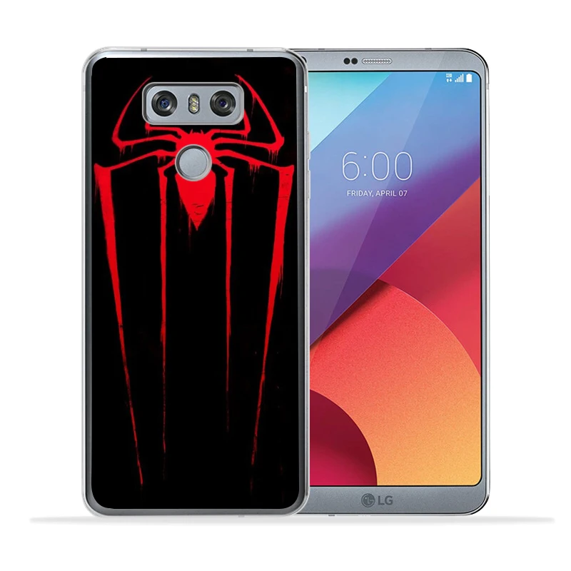 Чехол Marvel для LG G4 G5 G6 V30 Q6 K7 K8 K10 X экран power 2 3 Железный человек Веном Дэдпул Человек-паук задний Чехол - Цвет: 06