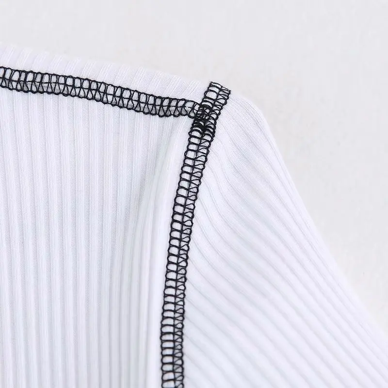 New arrival BB25-9421 European and American Fashion Colour V-collar T-shirt | Женская одежда