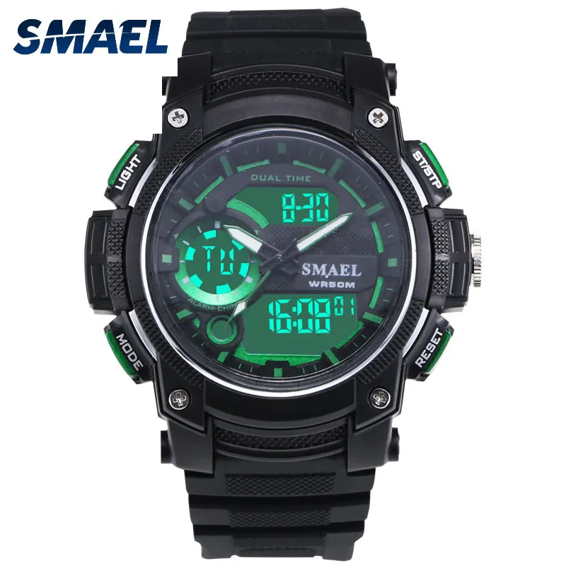 Модные мужские наручные часы спортивные водонепроницаемые S Shock Военные