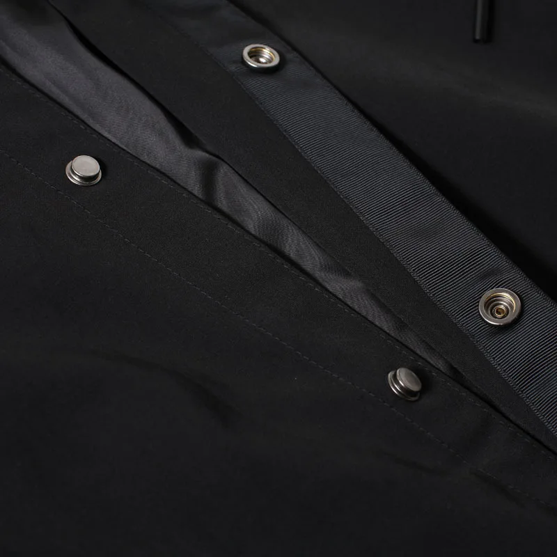 Бренд большой размер XXL-5XL 6XL 7XL мужская повседневная куртка мужская Свободная Длинная черная ветровка трендовая парка с капюшоном