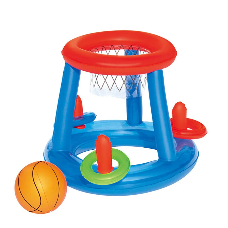 Children's Water Basketball Hoop Pool Float Inflatable Swim Toy Fun Baby Swimming Play Game Beach Toys | Спорт и развлечения