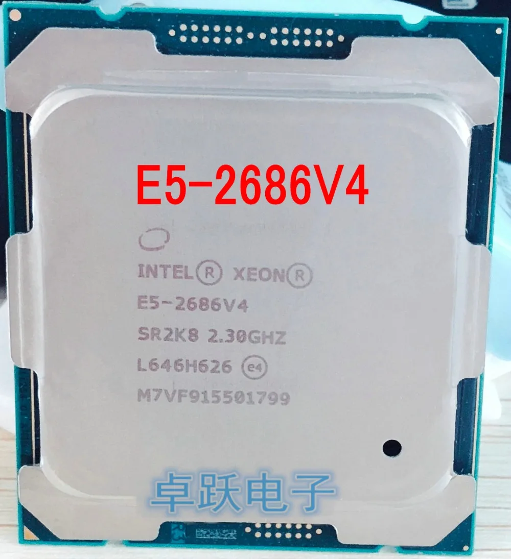 Оригинальный процессор Intel Xeon Φ 2 30 GHZ 18 Core 145M E5 2686 V4 2686V4 145W Бесплатная доставка|intel