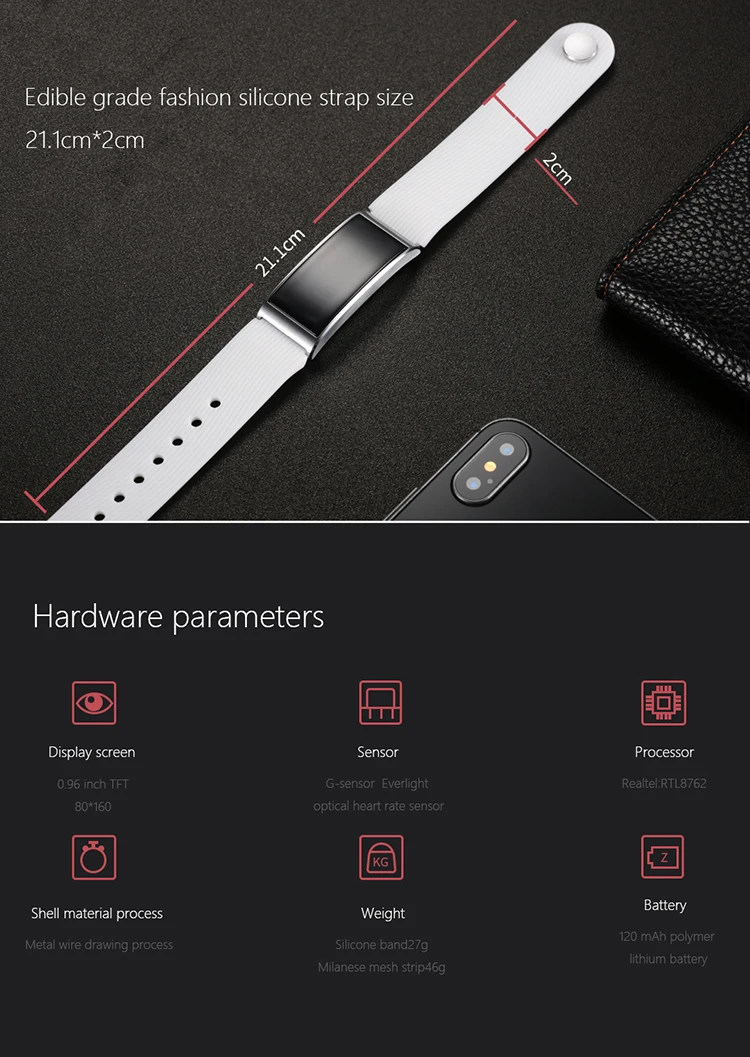 EXRIZU X3 цветной дисплей IP68 Водонепроницаемый Bluetooth умный Браслет пульсометр и монитор артериального давления браслет для iPhone 8 X