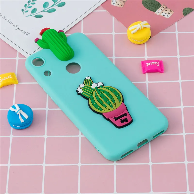 Honor 8S чехол 3D Милый Панда Единорог кактус силиконовый чехол для телефона на Fundas huawei Honor 8A 8C 8X8 S Чехол для женщин и детей