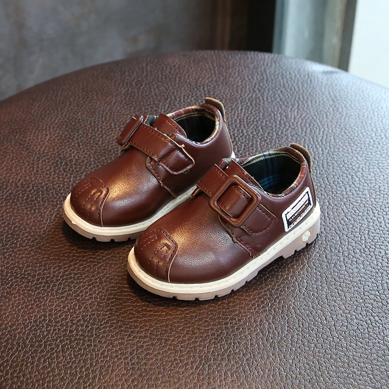 Детская обувь Новинка осени 2018 года Модные Ботинки Martin для мальчиков короткие