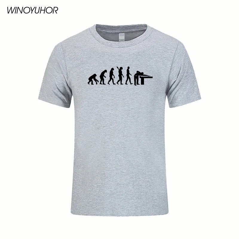 Футболка мужская с забавным принтом снукера хлопковая тенниска коротким рукавом