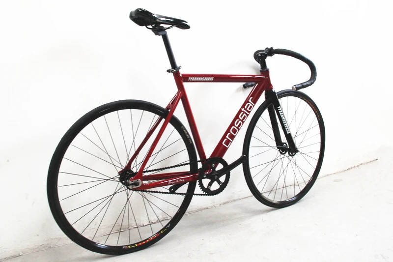 Crosstar Tyrans T2 Fixed Gear Bike Urban Track Fixie Carbon Fiber Fork Commute | Спорт и развлечения