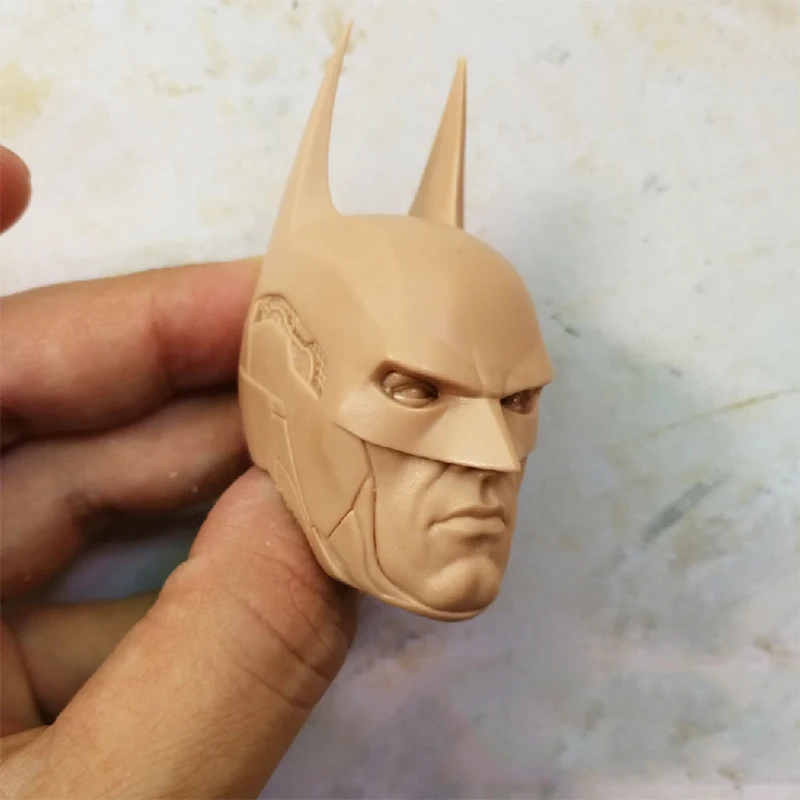 1/6 Неокрашенная Голова рыцаря arкхэма для тела экшн-фигурок 12 дюймов | Игрушки и
