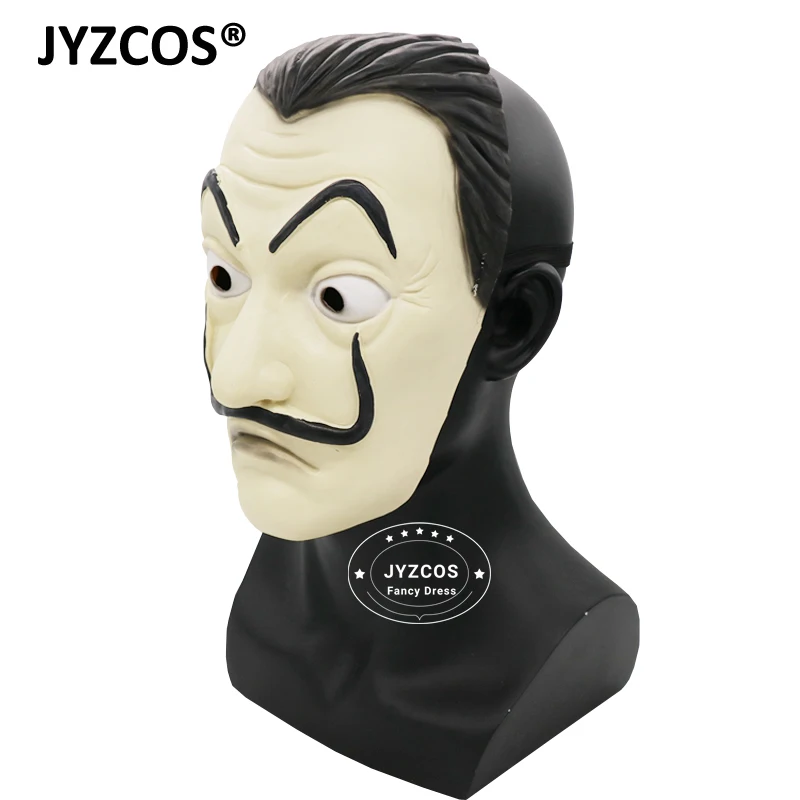 Мужская маска для Хэллоуина JYZCOS La Casa De Papel Salvador Dali карнавальные маски взрослых