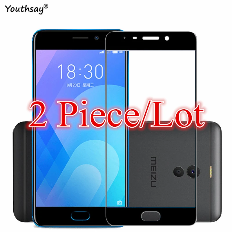 Для стекла Meizu M6 Note защита экрана полное покрытие Защитная пленка для закаленное