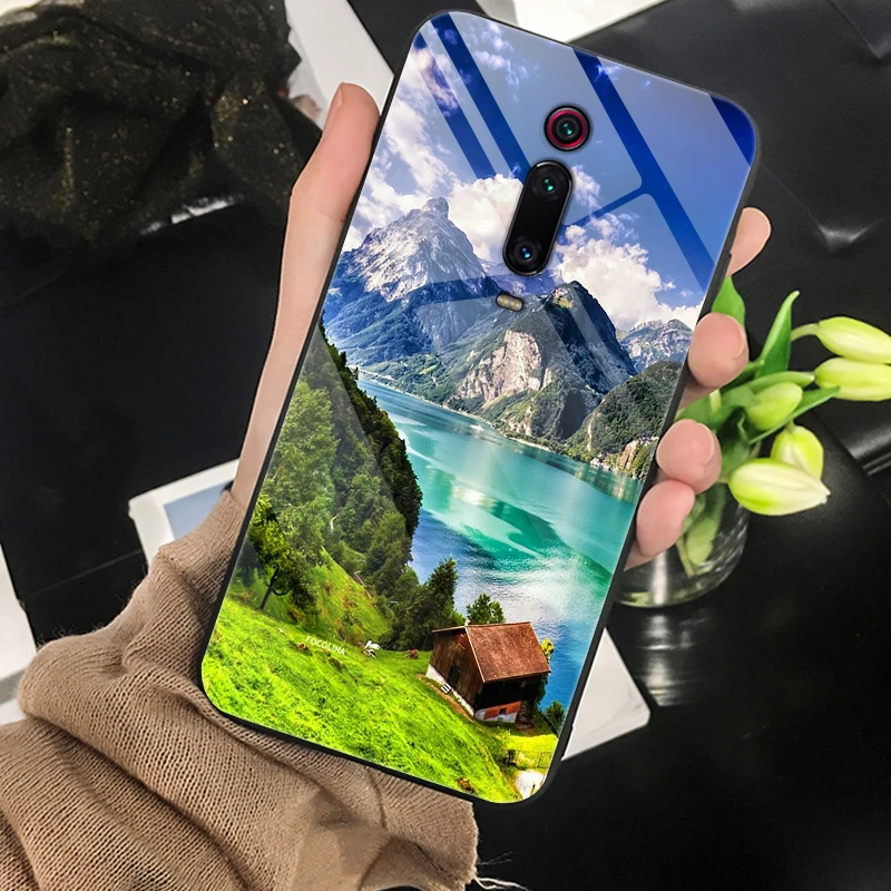 6,3" для Xiaomi mi 9T Pro Чехол mi 9T Pro роскошный стеклянный чехол-накладка для Xiaomi mi 9T Pro Чехол mi 9TPro TPU рамка красный mi K20 чехол