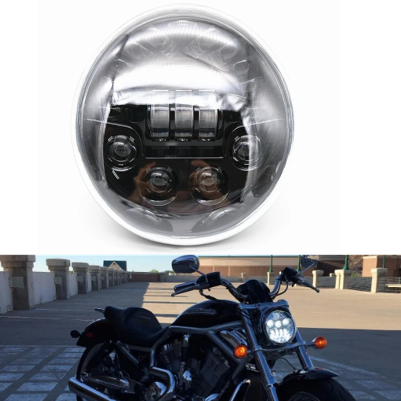 Мотоциклетная алюминиевая черная фара для Harley V Rod VRSCA VRSC VRSC/V ROD мотоцикл DRL