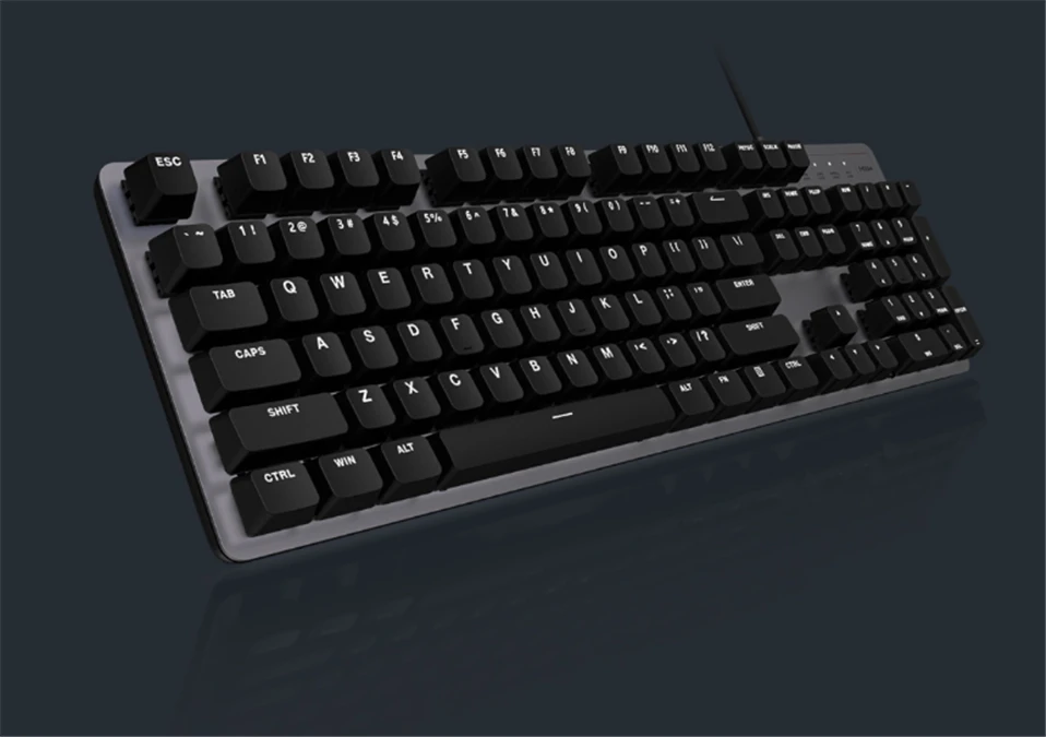 Xiaomi MIIIW игровая клавиатура 600k USB Проводная 104 клавишная плавающая кнопка из алюминиевого сплава с 6 режимами ABS+ PC белая подсветка