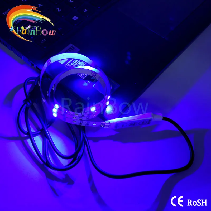 2016 Free shipping 5 В USB Кабель газа СВЕТОДИОДНЫЕ полосы света SMD3528 50 см Рождество Гибкие
