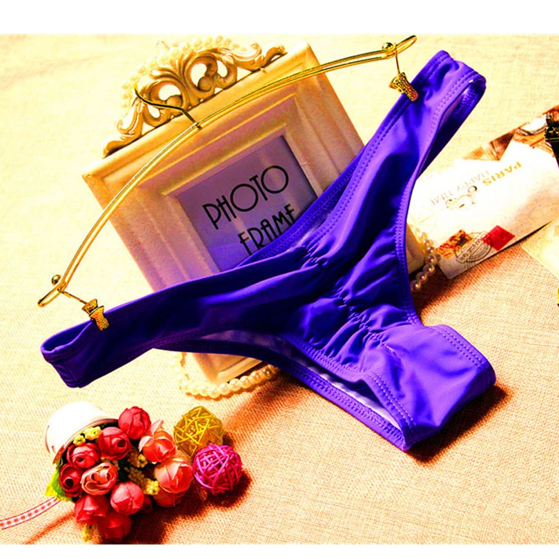 Бразильские Танга Бикини 2017 купальники для женщин большой бант дно бикини