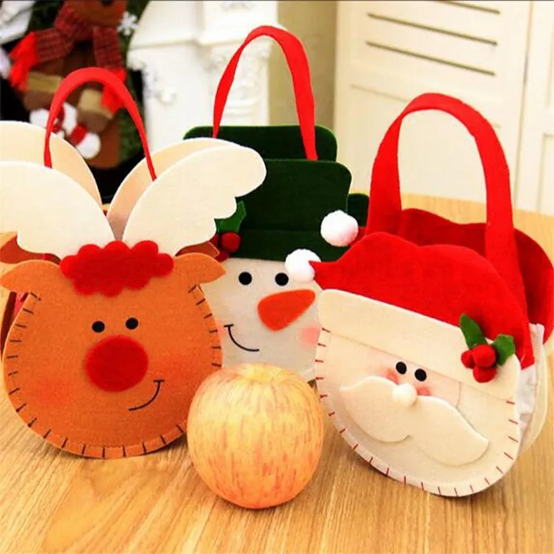 Navidad новогодний Рождественский подарок трехмерный подарок сумки для конфет рождественские украшения для дома вечерние украшения Natal. Q