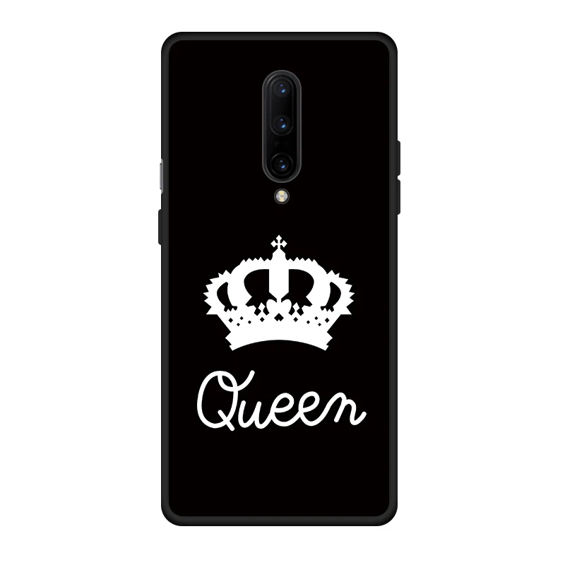 Черный матовый чехол для телефона Oneplus 7 Pro Mini Heart чехол s для OnePlus 7 One Plus 7 Pro 1+ 7Pro Мягкий ТПУ чехол для пары - Цвет: 07