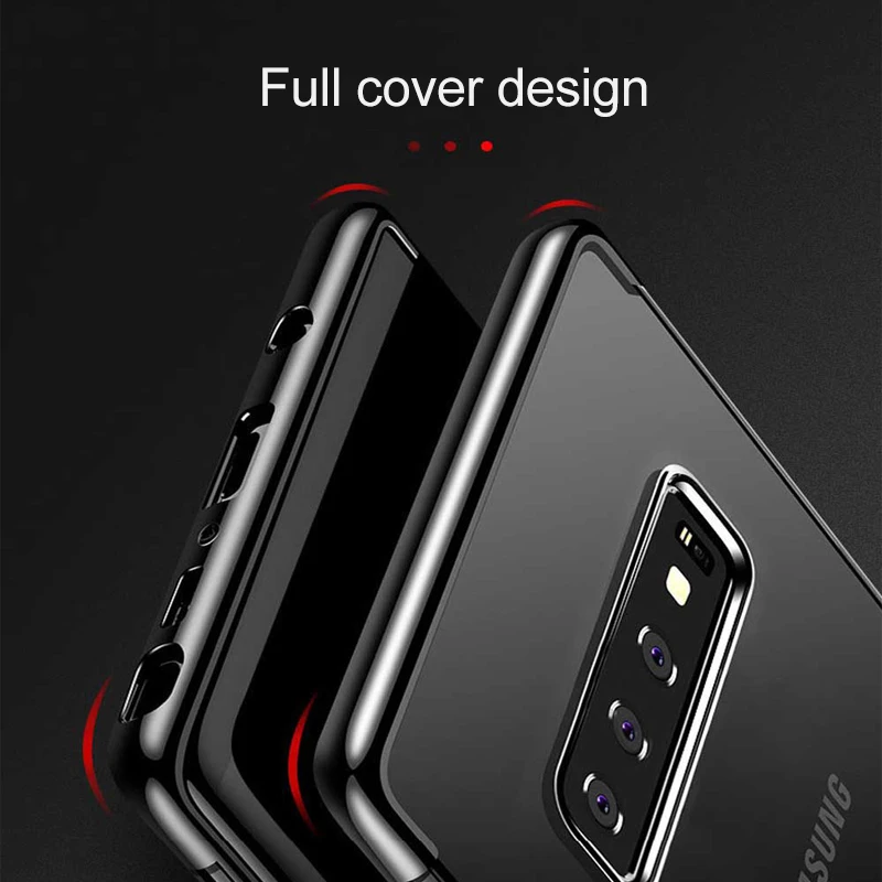 Чехол KEYSION для телефона Samsung Galaxy S10 Plus S10e S9 Прозрачный бампер из ТПУ силиконовая