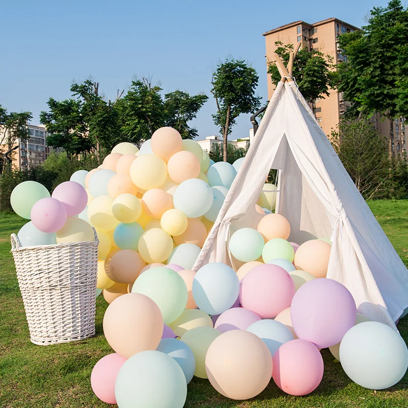 10inch10pcs утолщение Круглый Globos Латекс Макарон воздушные шарики в виде леденцов с